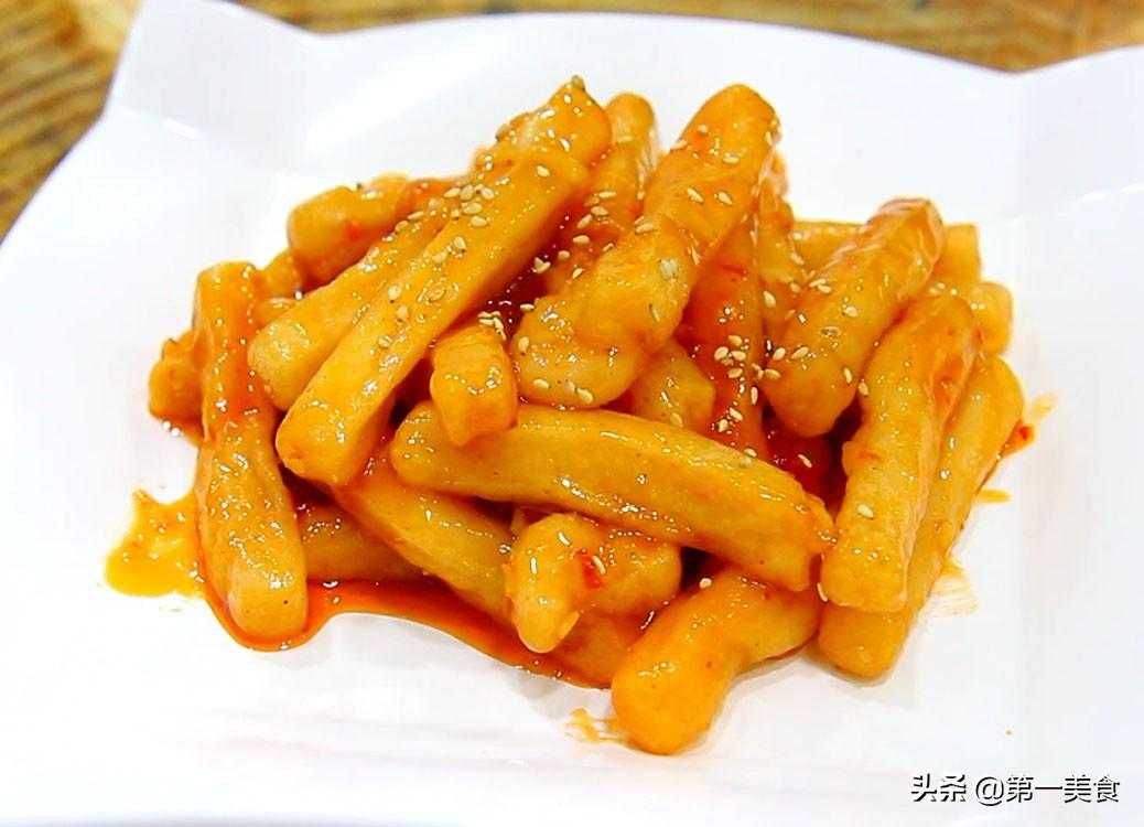 番茄酱炒年糕，下饭神器（快手菜谱分享）