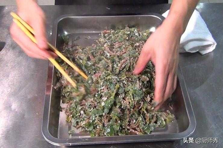 大厨教你做：蒸马齿苋，制作简单不粘连，凉拌、热炒都好吃