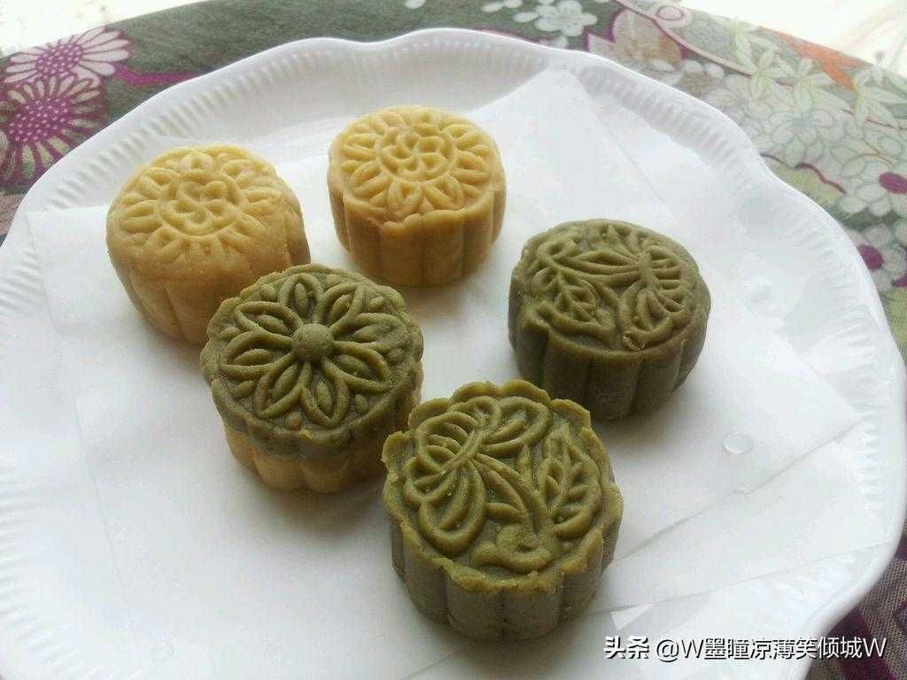 抹茶冰皮月饼